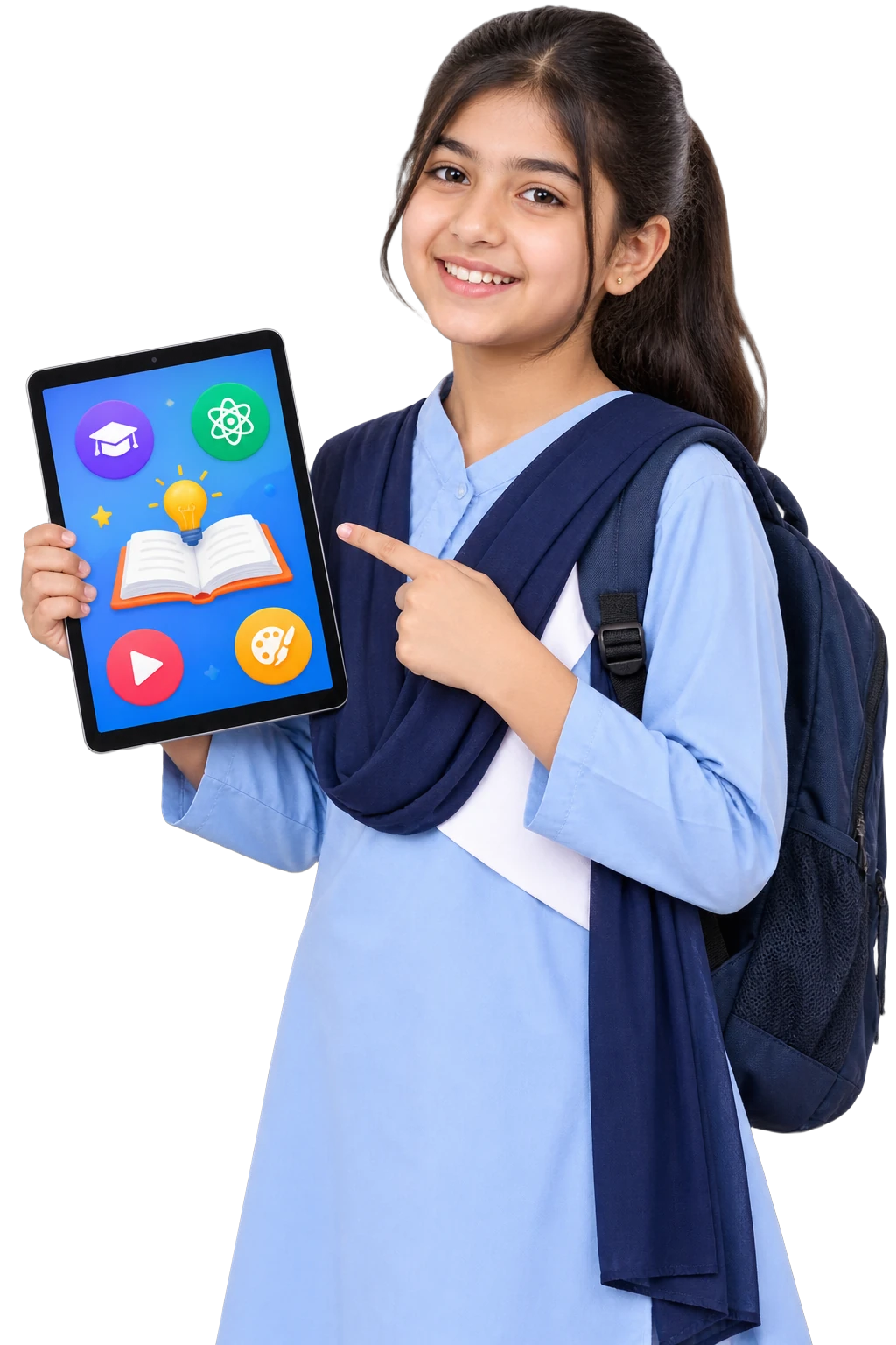 Pakistani student learning online with Little Skillers